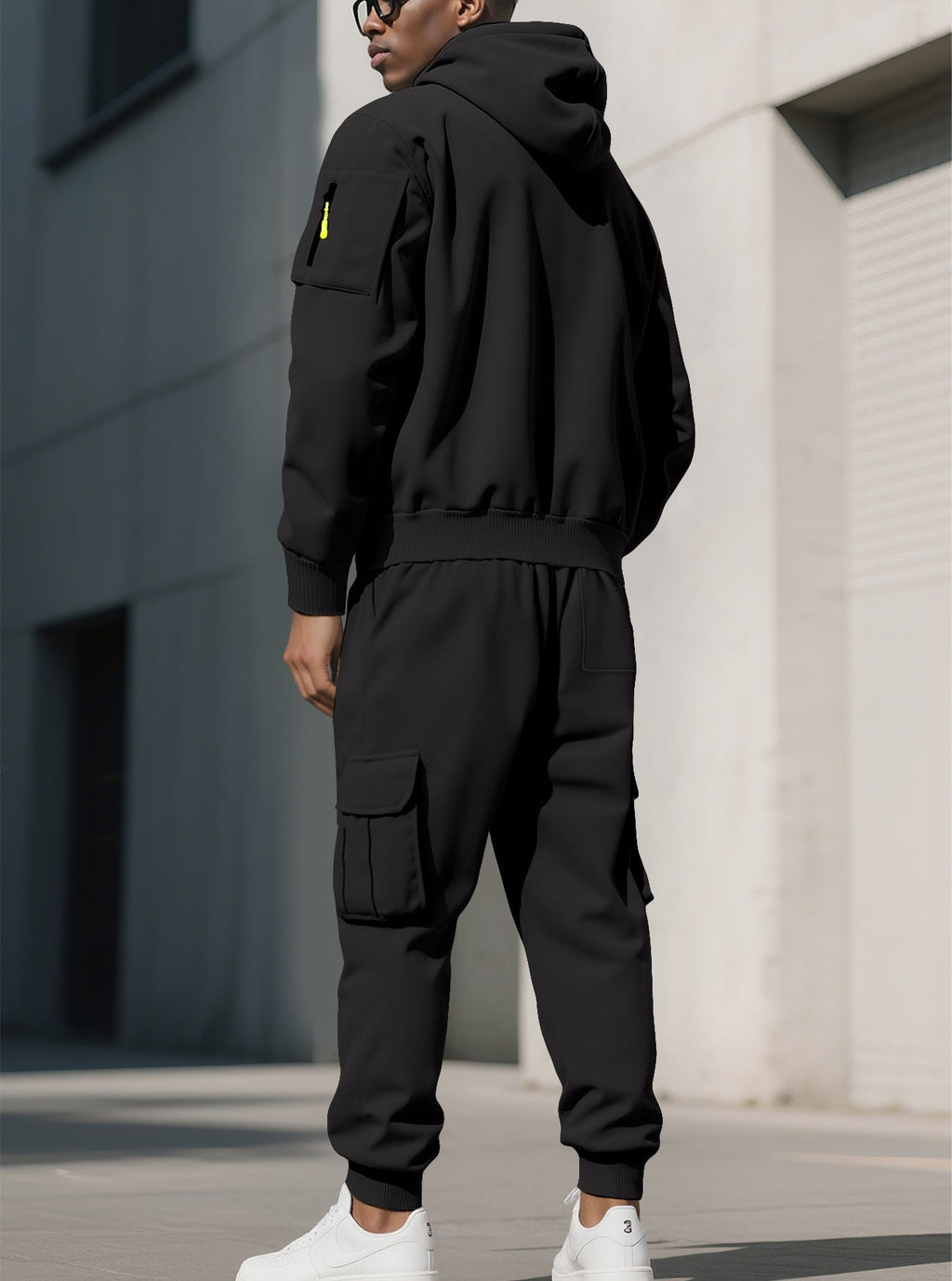Men's Autumn/Winter Hooded Casual Sports Suit