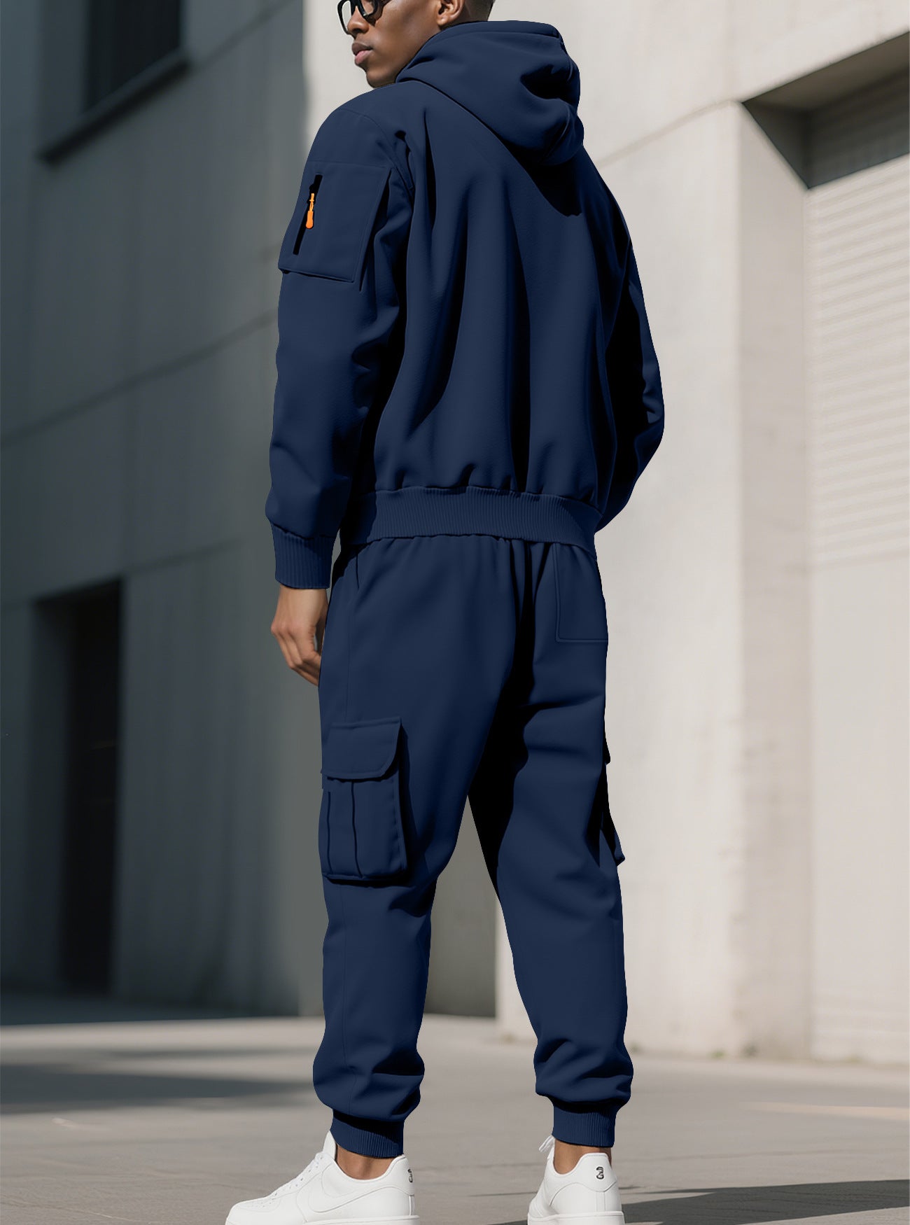 Men's Autumn/Winter Hooded Casual Sports Suit