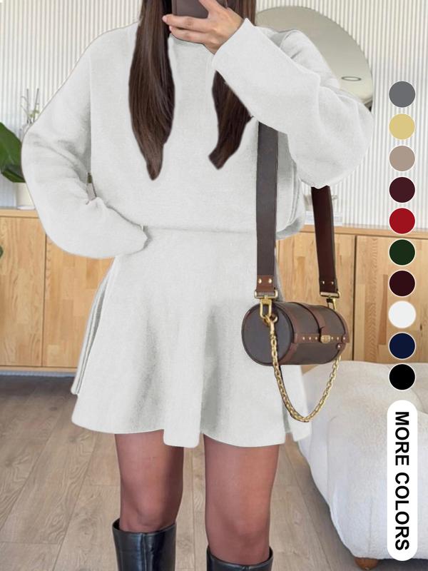 Casual sweater knit dress