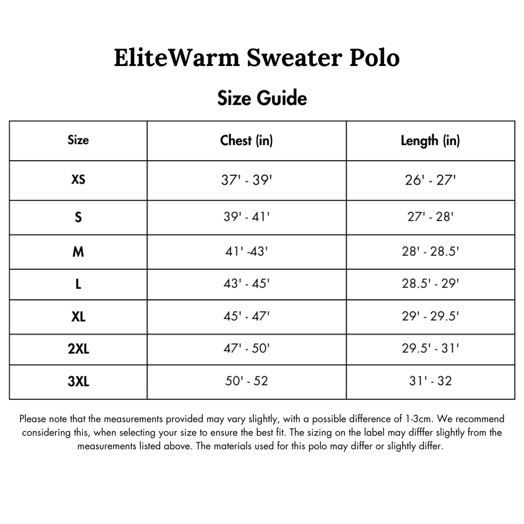 Warm sweater polo shirt