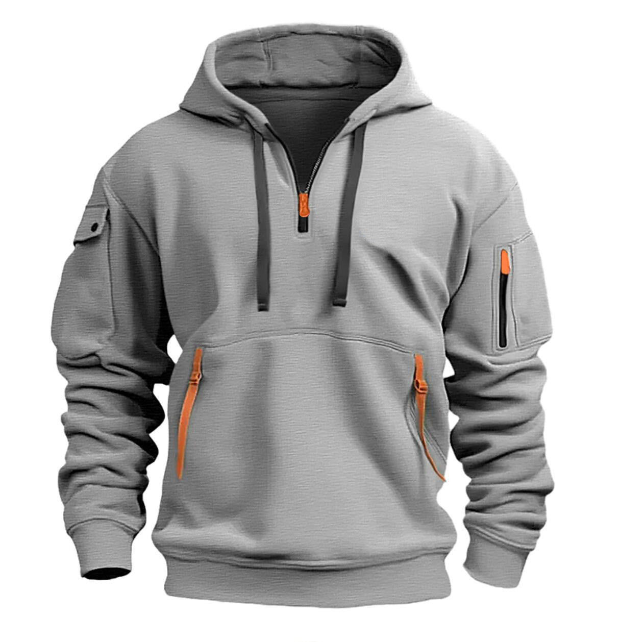 Everyday Zippered Pocket Hoodie Comfort