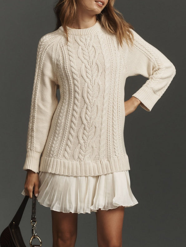 Cozy Cable Knit Mini