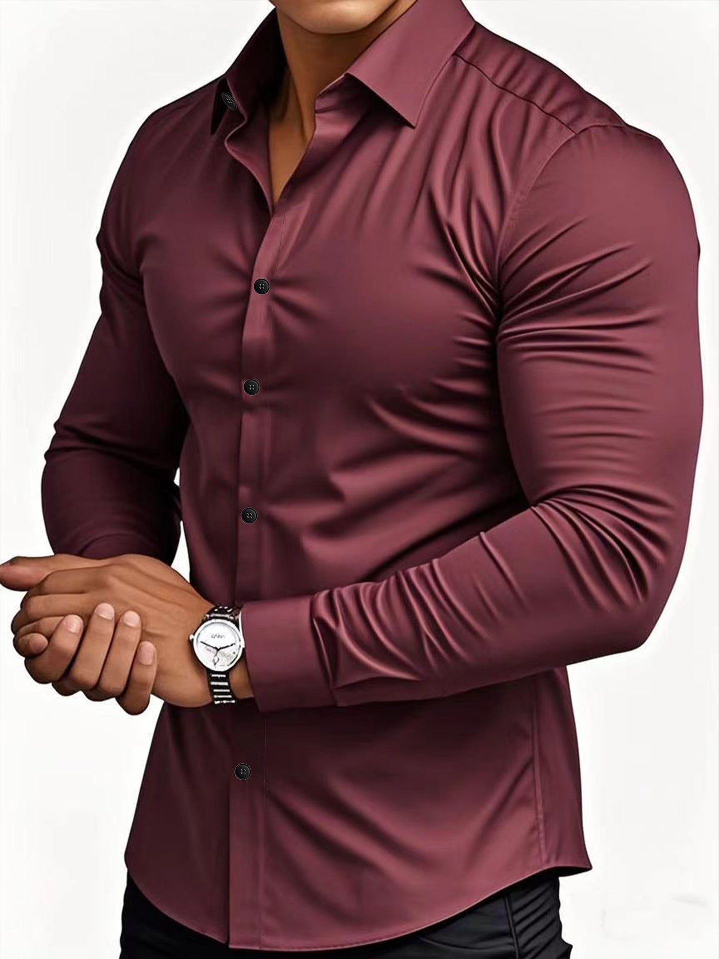 Casual stretch shirt for everyday wear