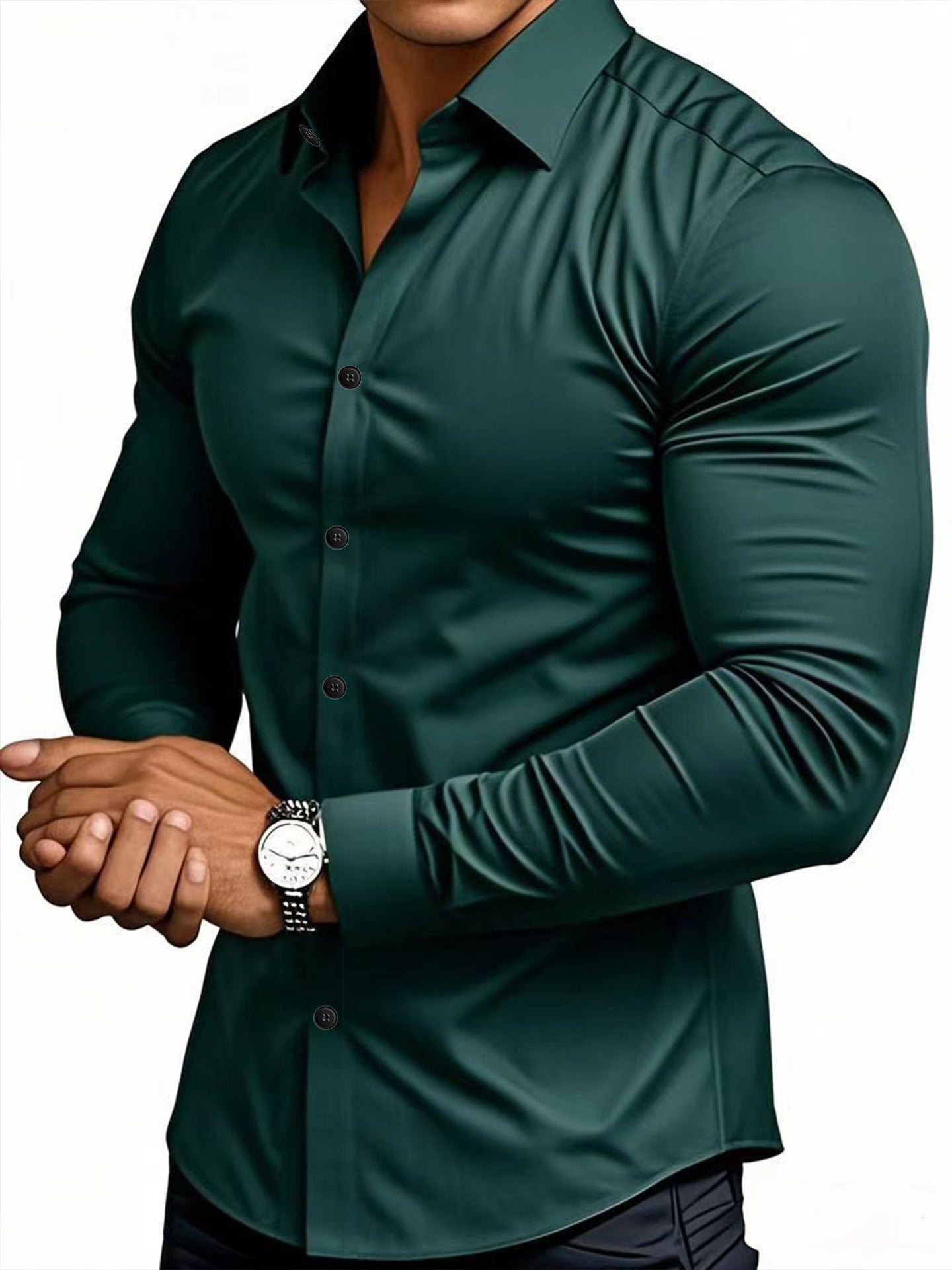 Casual stretch shirt for everyday wear