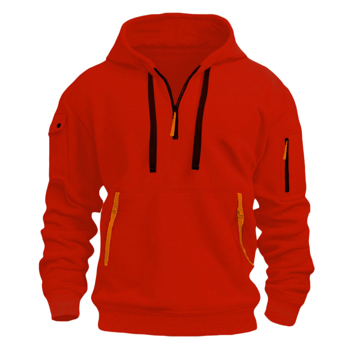 Everyday Zippered Pocket Hoodie Comfort